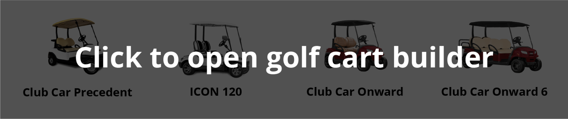 Build your custom golf cart