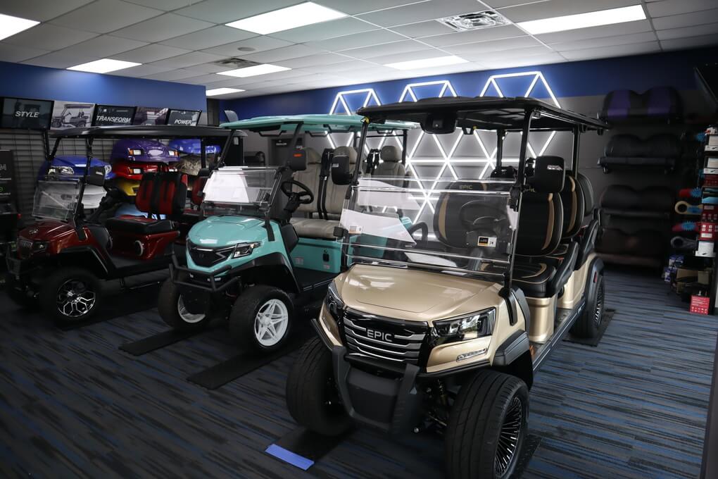 golden golf cart